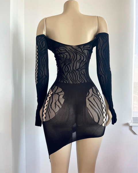 Forbidden Liquid Lace Mini Dress